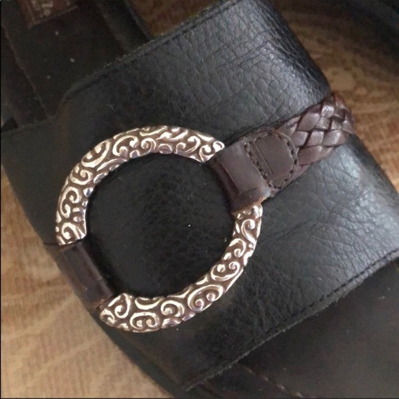 Brighton slip on soft leather sandals SZ 7.5 - Picture 4 of 8